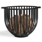 Cesta de fuego Brasero para exteriores «KATAR» de Cookking - Acero de alta calidad - Made in Europe