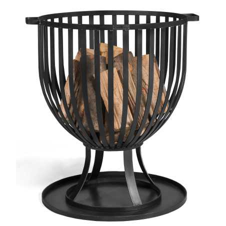 Braséro d'extérieur Panier à feu «KATAR» de Cookking - Acier de haute qualité - Fabriqué en Europe