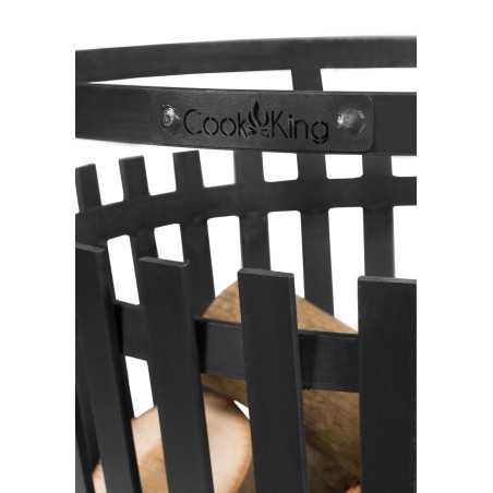 Cookking Braséro FLAME Panier Feu Acier 45cm Jardin Terrasse