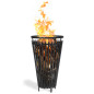 Brazier "FLAME": Steel outdoor fire basket, designed to light and warm your garden Brazier "FLAME": Steel outdoor fire basket, designed to light and warm your garden
