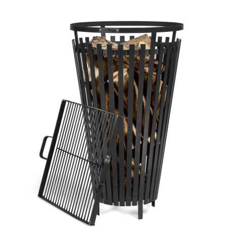 Cookking Braséro FLAME Panier Feu Acier 45cm Jardin Terrasse