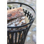 Brazier "FLAME": Steel outdoor fire basket, designed to light and warm your garden Brazier "FLAME": Steel outdoor fire basket, designed to light and warm your garden