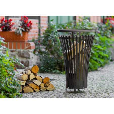 Cookking Braséro FLAME Panier Feu Acier 45cm Jardin Terrasse