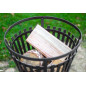 Brazier "FLAME": Steel outdoor fire basket, designed to light and warm your garden Brazier "FLAME": Steel outdoor fire basket, designed to light and warm your garden