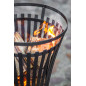 Brazier "FLAME": Steel outdoor fire basket, designed to light and warm your garden Brazier "FLAME": Steel outdoor fire basket, designed to light and warm your garden
