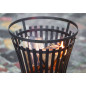 Braciere "FLAME": cestello per il fuoco esterno in acciaio, progettato per illuminare e riscaldare il tuo giardino Braciere "FLAME": cestello per il fuoco esterno in acciaio, progettato per illuminare e riscaldare il tuo giardino