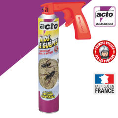 2er-Set Aerosol ACTO Special NESTS DE GUEPES - Professionelle Effizienz - Special Volume Asian Hornets