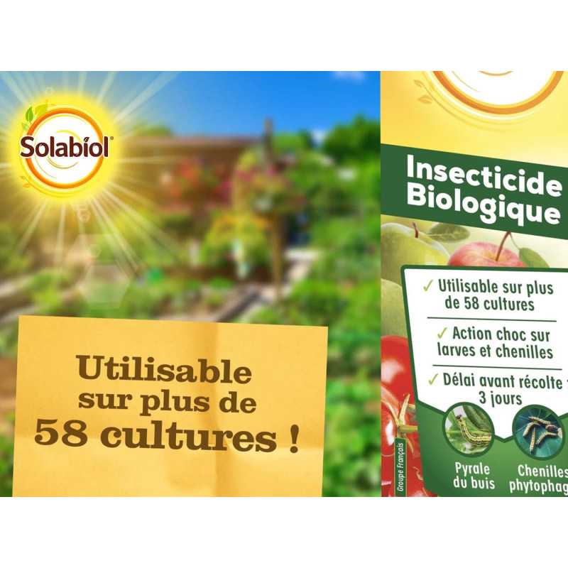 Insecticide SOLABIOL Biological Shock Action | Larvae & Caterpillar ...