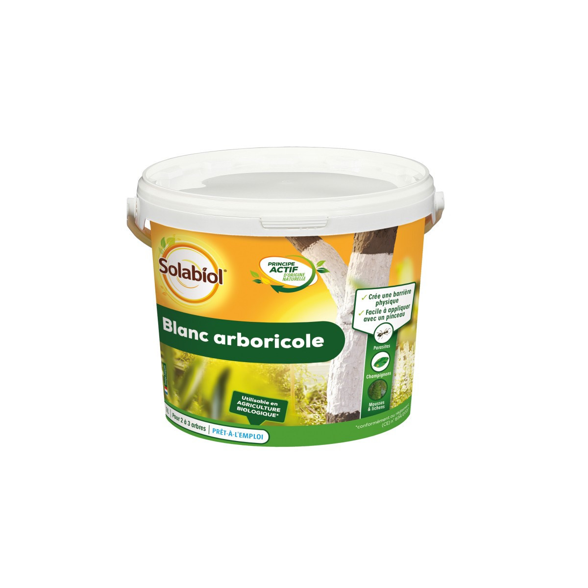 Solabiol SOBLANC3 Baumweißtünche 3 L - Auf Kalkbasis | Multitanks