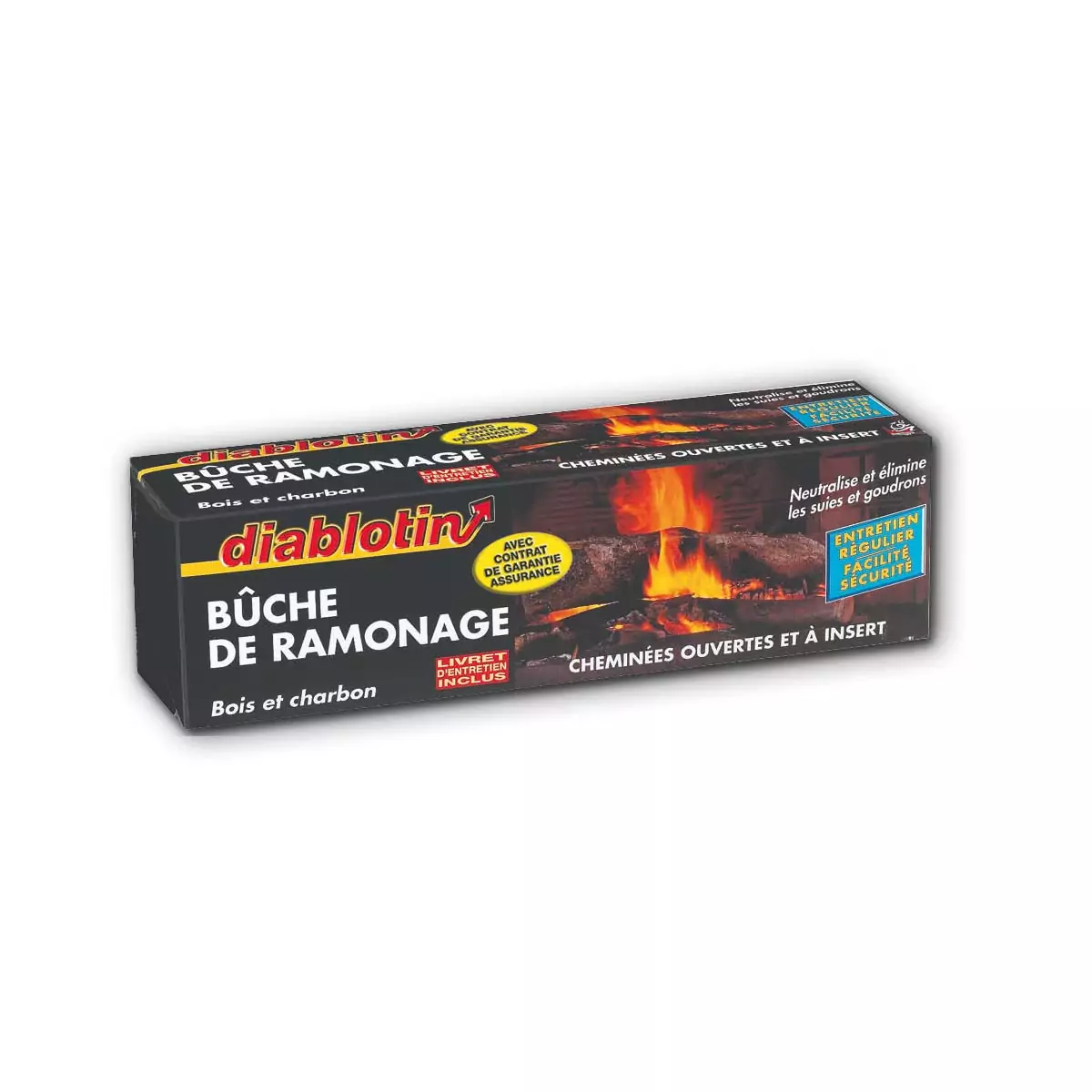 BUCHE DE RAMONAGE DIABLOTIN - Protection et entretien cheminée
