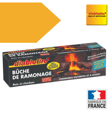 BUCHE DE RAMONAGE DIABLOTIN - Protection et entretien cheminée