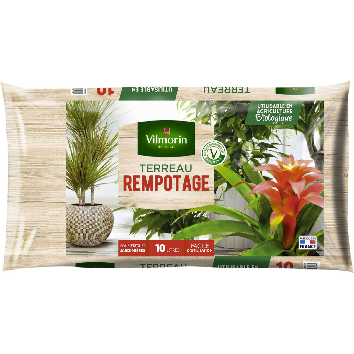Sustrato trasplante interior 10 L Vilmorin - NPK 5-5-8 | Multitanks