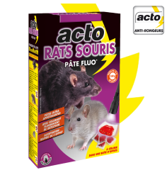 Intérêt d'un rodonticide fluorescent contre rats et souris