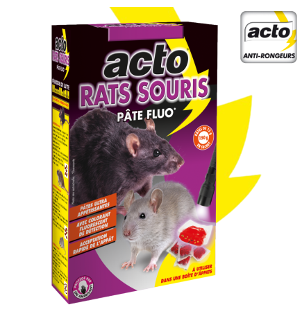 Pâte anti-souris et anti-rats 10 pièces RODI CLAC