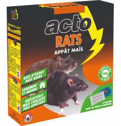 Recozit anti rats et souris 10 x 15 g à petit prix
