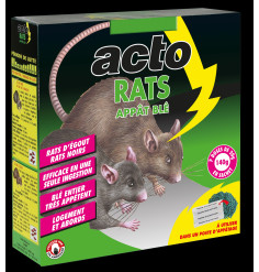 Bloc Appât Rats-Souris 12X20G - ACTO