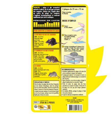 Piège à Souris ,Pièges à Rats,Plaques Collantes Souris, Plaques de glu Anti  Souris Anti Rat - (Couleur aléatoire) Lot de 5