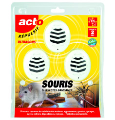 ACTO pièges à glu rats - souris - Étui 2 pièges à glu