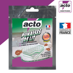Éliminez les Punaises de Lit Rapidement avec ACTO Plaquette | Répulsive et Insecticide