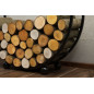 Portalegna in acciaio 'DAISY' per tronchi da 20 cm: perfetta combinazione di funzionalità ed estetica Portalegna in acciaio 'DAISY' per tronchi da 20 cm: perfetta combinazione di funzionalità ed estetica