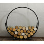Portalegna "SPIRAL" 80cm - un perfetto equilibrio tra estetica e funzionalità Portalegna "SPIRAL" 80cm - un perfetto equilibrio tra estetica e funzionalità