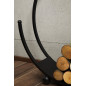 Portalegna "SPIRAL" 80cm - un perfetto equilibrio tra estetica e funzionalità Portalegna "SPIRAL" 80cm - un perfetto equilibrio tra estetica e funzionalità