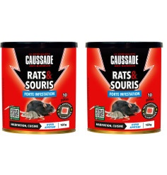 Pièges à Glu ACTO Anti-rongeurs pour Rats & Souris - Support Bois Aromatisé  Noisette - Contrôle des nuisibles