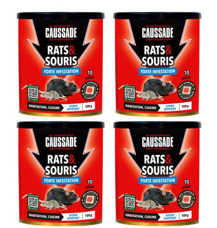 RAT / SOURIS BOITE APPAT + APPAT PREVENTION