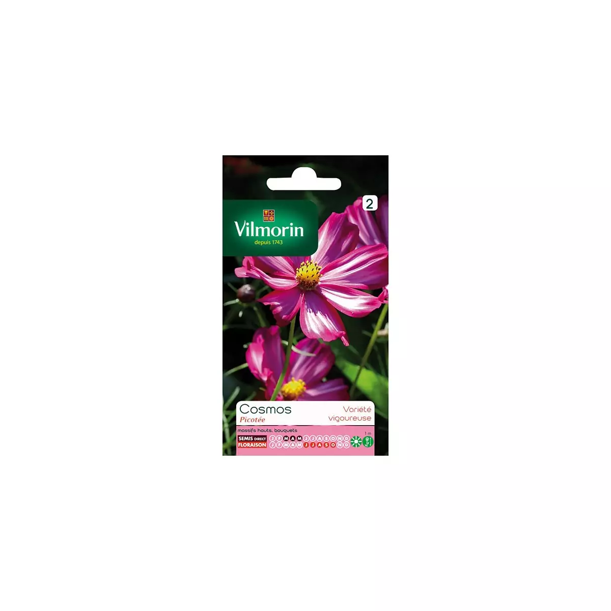 Seeds Cosmos pocketed bags Vilmorin
