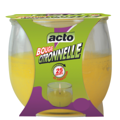 Créez une Atmosphère Idéale avec les Bougies ACTO Citronnelle