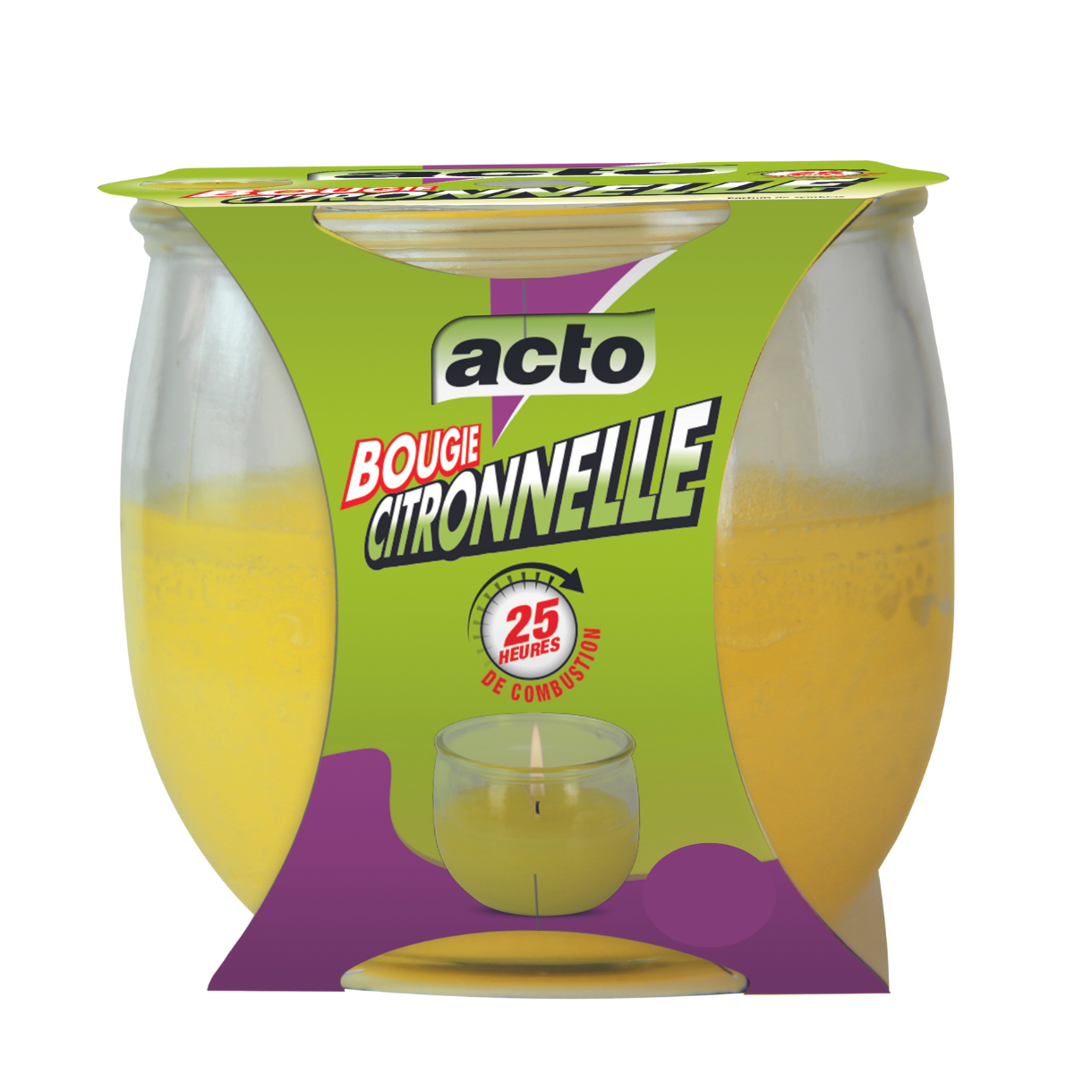 Crea un'atmosfera ideale con ACTO candele alla citronella
