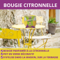 Bougies ACTO Citronnelle: Ambiance et Sécurité pour Vos Soirées