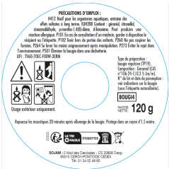 Vela de Geraniol y Limoncillo - Protección contra Mosquitos de Terracota