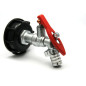 Raccordo rubinetto in ottone cromato lucchettabile uscita 19mm 90 gradi Raccordo rubinetto in ottone cromato lucchettabile uscita 19mm 90 gradi