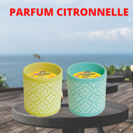 Candele al geraniolo e citronella - protezione naturale contro le zanzare