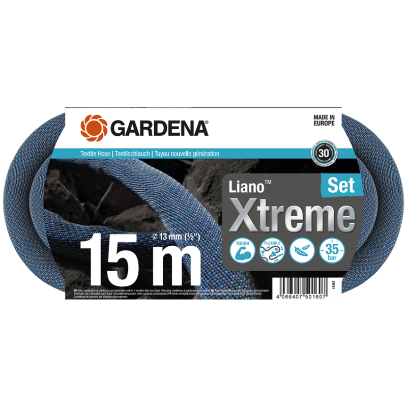 Bewässerungsset GARDENA Liano™ Xtreme 15 m: Robustheit und Komfort im Garten