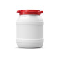 Fut / Food plastic canister large opening to screw - CURTEC