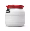 Fut / Food plastic canister large opening to screw - CURTEC