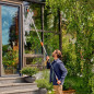 Telescopic handle with water passage Cleansystem M - XL, length 155 - 260 cm