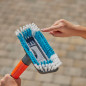 Cleansystem hard-handled brush, for large, heavy-duty surfaces