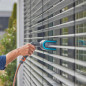 Cleansystem awning washing brush, cleaning the slats