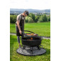 Garden Fire Pit with Multifunctional Grid 80cm "BANDITO" 70cm Grid