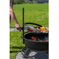 Braséro de jardin avec grille multifonctionnel 80cm «BANDITO» de la grille 70 cm