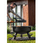 Gartenfeuerstelle mit multifunktionalem Gitter 80cm "BANDITO" 70cm Gitter