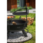 Garden Fire Pit with Multifunctional Grid 80cm "BANDITO" 70cm Grid