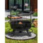Braséro de jardin avec grille multifonctionnel 80cm «BANDITO» de la grille 70 cm