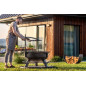 Braséro de jardin avec grille multifonctionnel 80cm «BANDITO» de la grille 70 cm