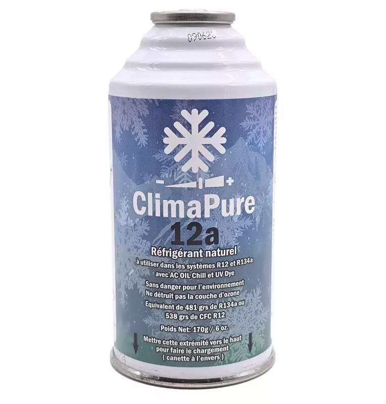 ClimaPure 12a Canette - Alternative Écologique Gaz Réfrigérant