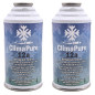 Lot de 2 Canettes de gaz de climatisation hydrocarboné CLIMAPURE 12a 170 grs - Remplace R12, r134a et duracool 12a Lot de 2 Canettes de gaz de climatisation hydrocarboné CLIMAPURE 12a 170 grs - Remplace R12, r134a et duracool 12a