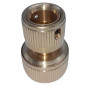 19 mm (3/4") Schnellkupplung aus Messing mit Aquastop-System - Praktikabilität und Robustheit